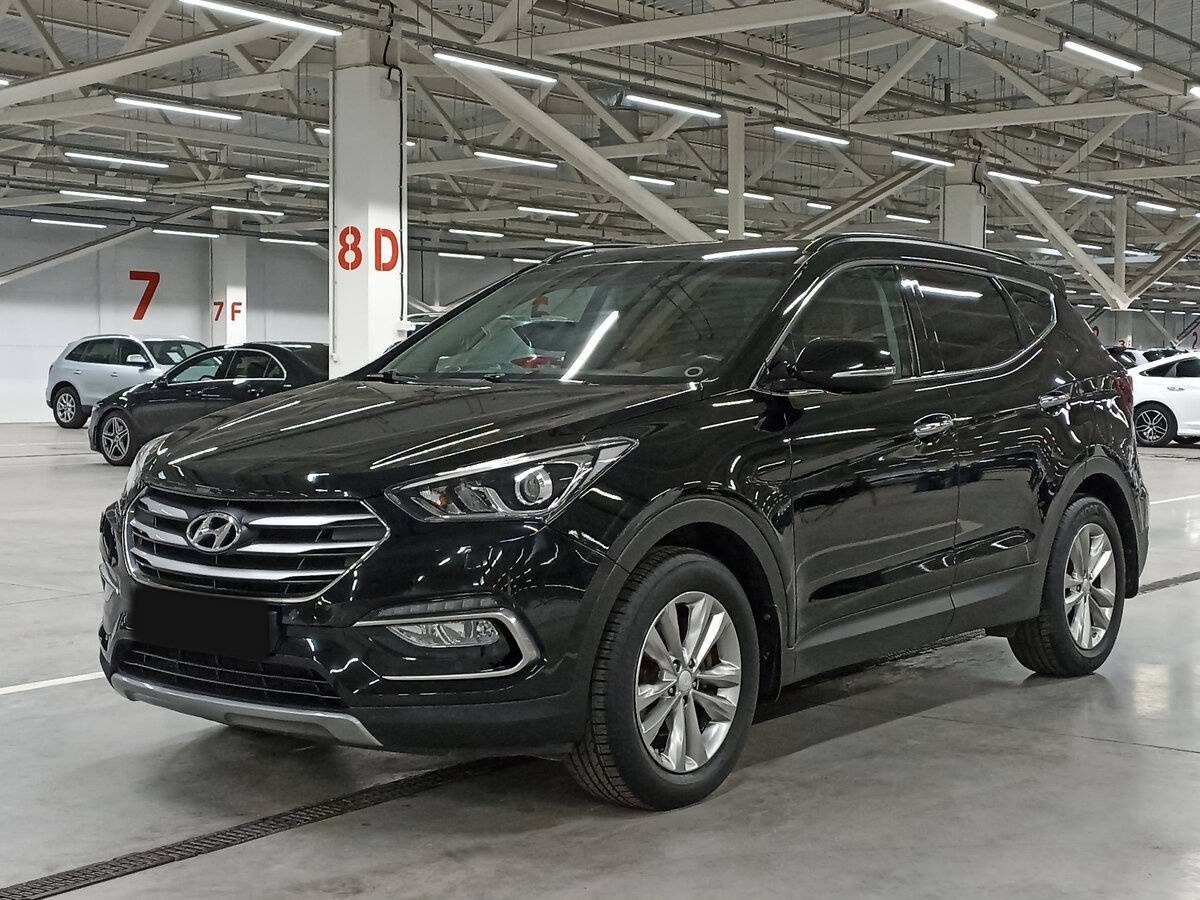 Hyundai Santa Fe 2017 года с пробегом. Посмотреть фото