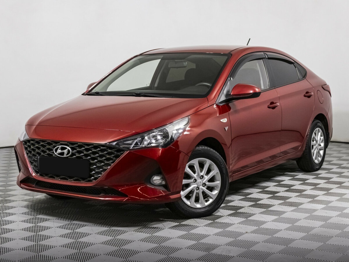 Hyundai Solaris 2021 года с пробегом. Посмотреть фото