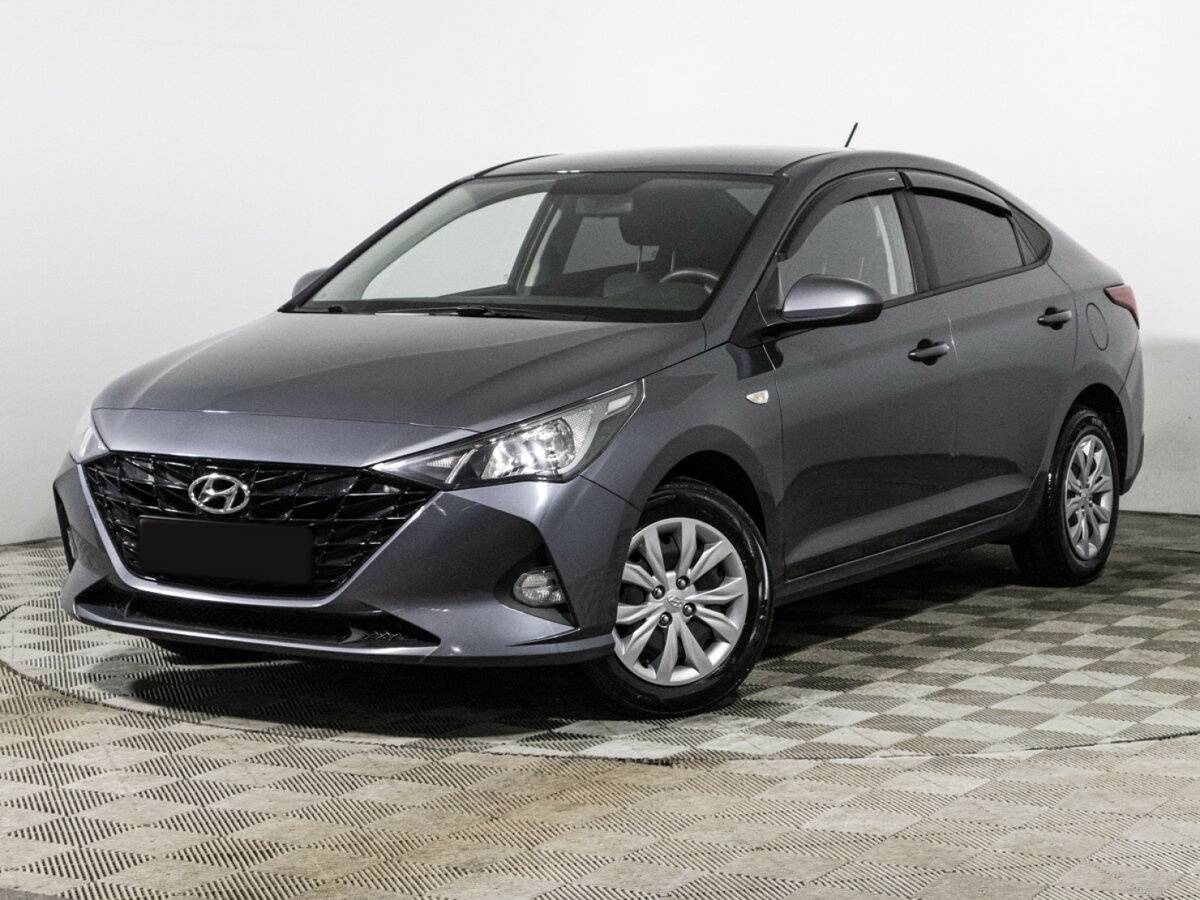 Hyundai Solaris 2021 года с пробегом. Посмотреть фото
