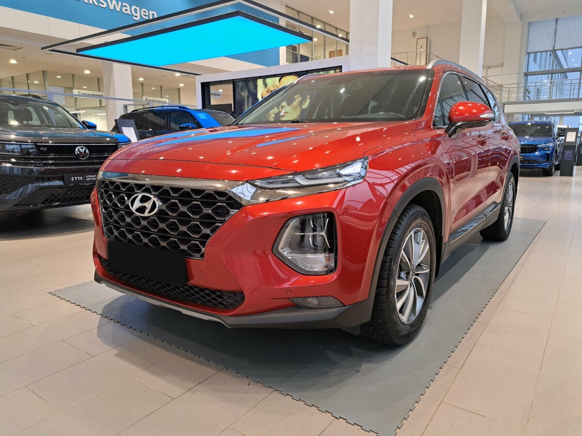 Hyundai Santa Fe 2019 года с пробегом. Посмотреть фото