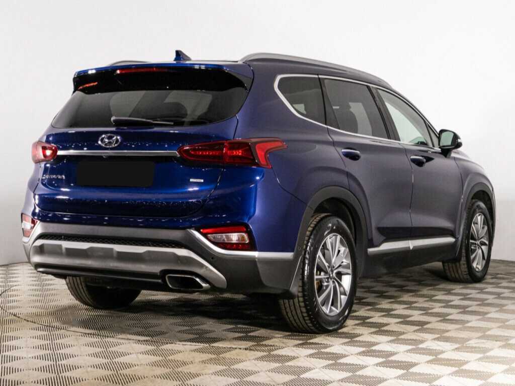 Hyundai Santa Fe 2019 года с пробегом. Фото: #4
